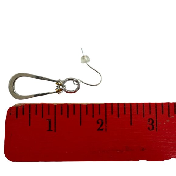 925 Silver Plated Dangle Drop Earrings Women Minimalist Party Jewelry Geometric - Picture 6 of 7